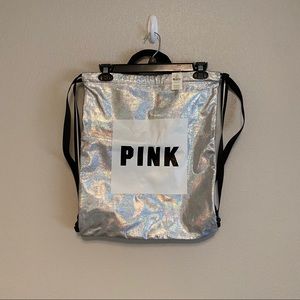 Victoria’s Secret pink drawstring bag